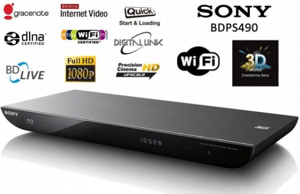 BLUE RAY SONY BDP-G490 3D 2V.