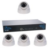 KIT ECS IVIEW I410 PRO-DW DVR H264 4CANAIS/3G/500GB + 4CAM.